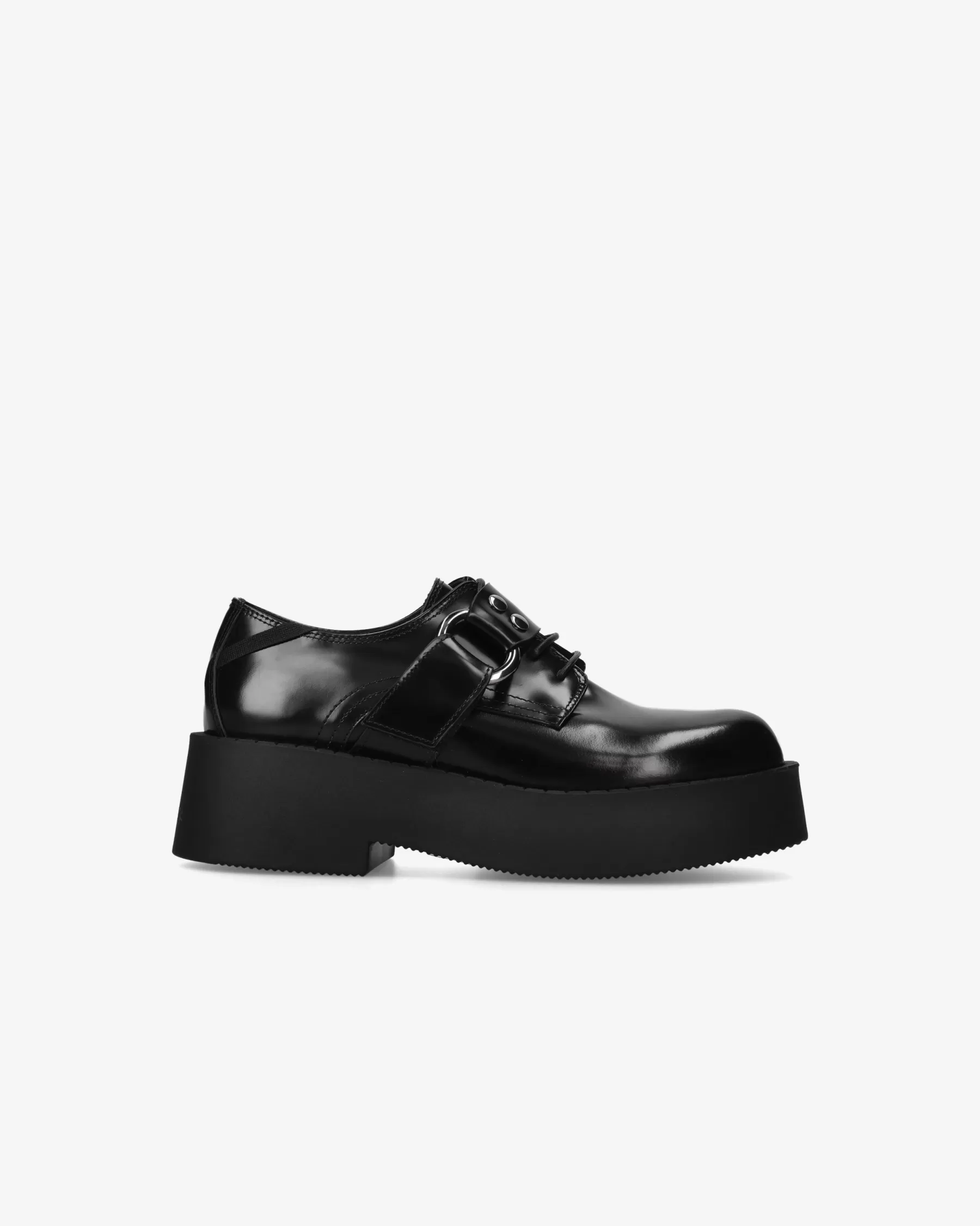 Premiata Stringate>Derby in vitello mousse nero