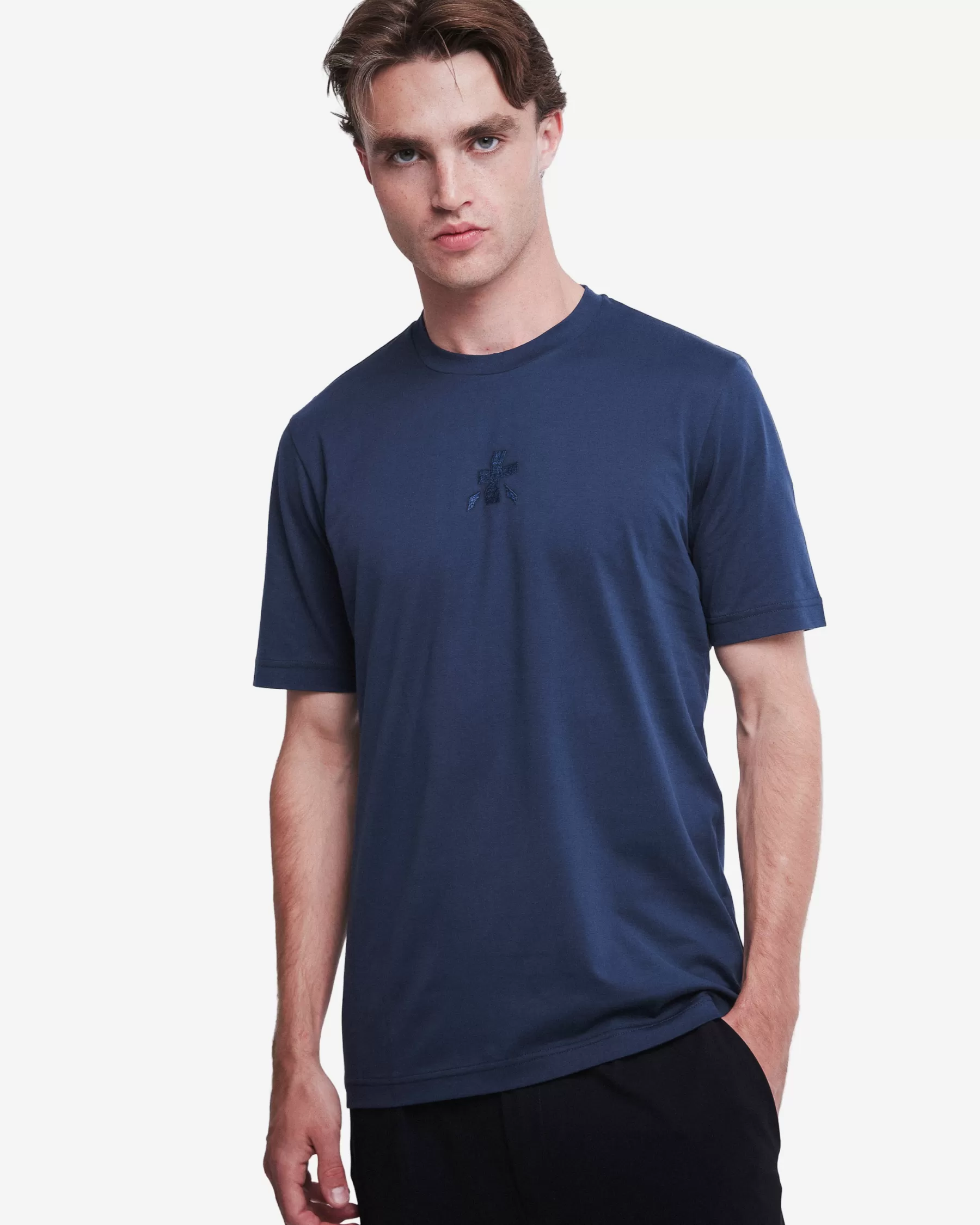 Premiata Felpe E T-Shirt | Felpe E T-Shirt>T-shirt in cotone con logo centrale